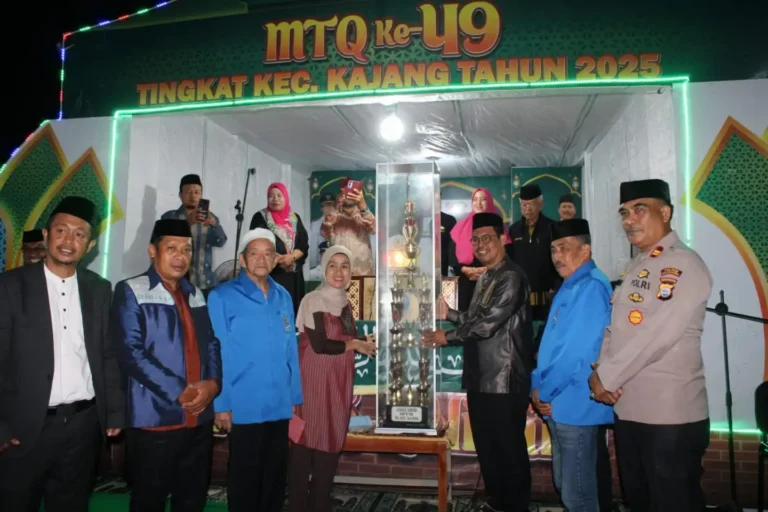Pelaksanaan MTQ di Desa Lolisang Resmi Ditutup oleh Wakil Bupati Bulukumba